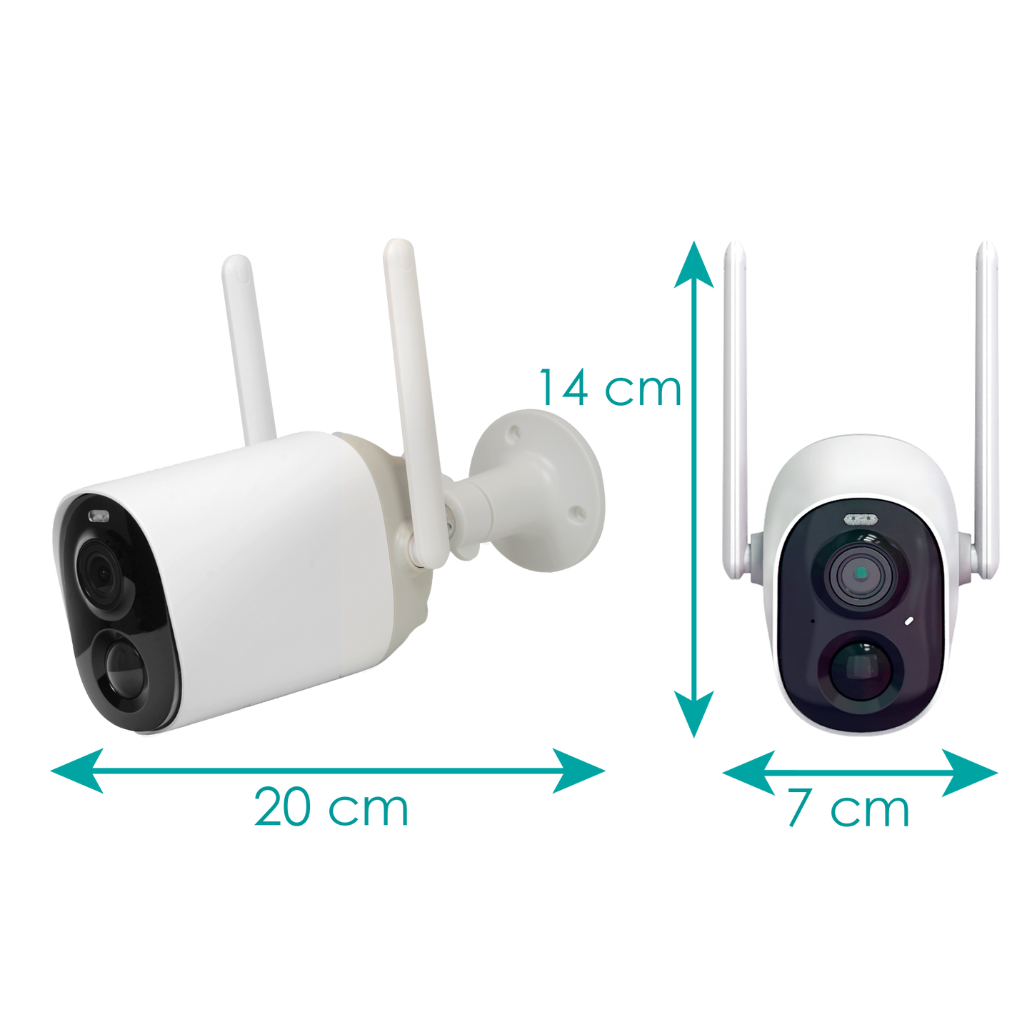 TELECAMERA VICOHOME OUTDOOR 3Mpx Wifi a batteria Sensore PIR / Rilevamento intelligente (cloud)