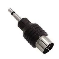 RACCORDO SPINA 3,5 MONO / PRESA TV 75 OHM