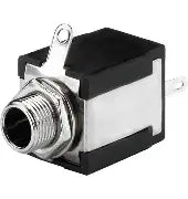 PRESA JACK 6,3 STEREO DA PANNELLO SCHERM. CON INT.