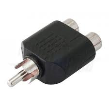 RACCORDO SPINA RCA / 2 PRESE RCA
