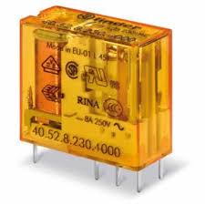 RELE' 12V 8A DC PER C.S. 2 CONTATTI