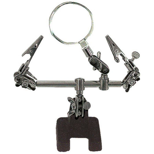 SUPPORTO METALLICO CON LENTE