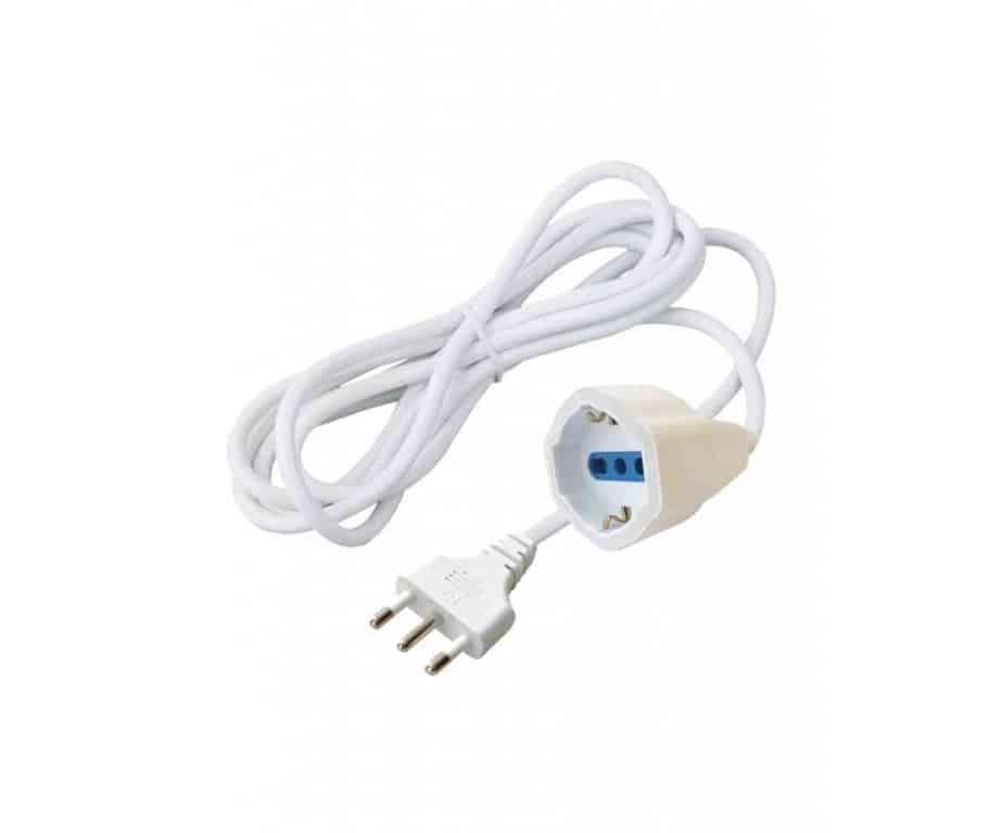 PROLUNGA LINEARE 2 mt PRESA SCHUKO E SPINA 16A