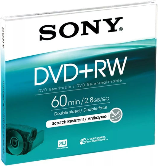 DVD-RW RISCRIVIBILE SONY  8  CM.  60'