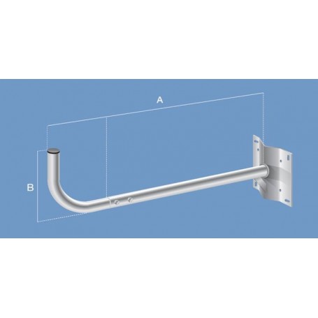 SUPPORTO PER PARABOLA A L REGOL. 90CM