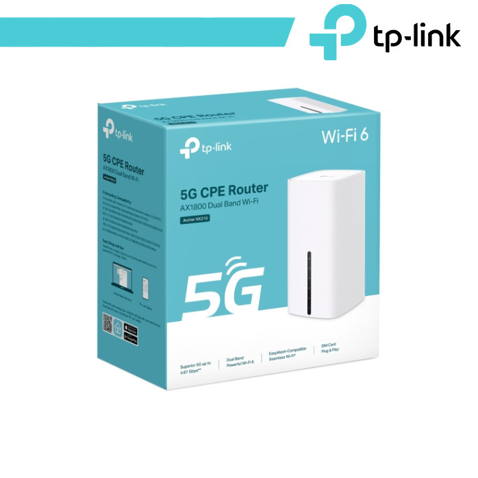 ROUTER Gigabit 5G TP-Link Wi-Fi 6 Dual Band AX1800